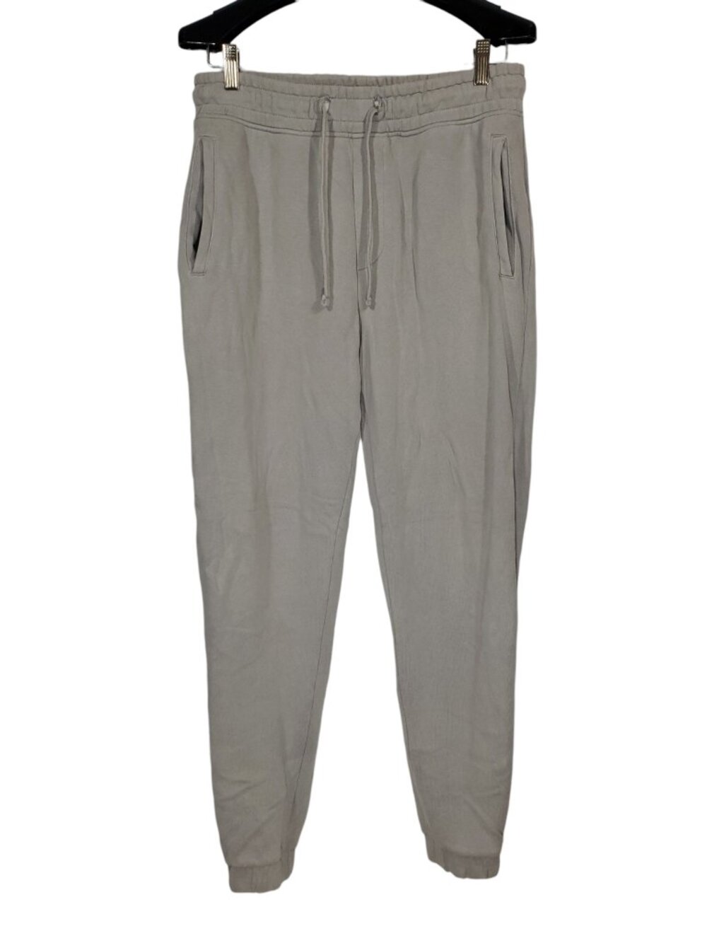 Reiss Ali Joggers Sweatpants Women's S Grey Cotton Loungewear Travel Tapered